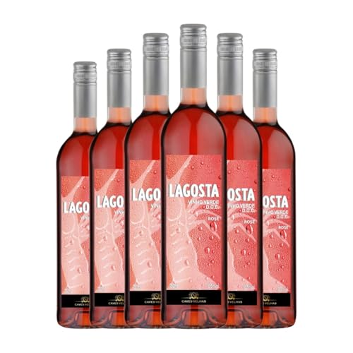 Enoport Lagosta Rosé Vinho Verde 75 cl Rosé-Wein (Karton mit 6 Flaschen von 75 cl) von Generisch