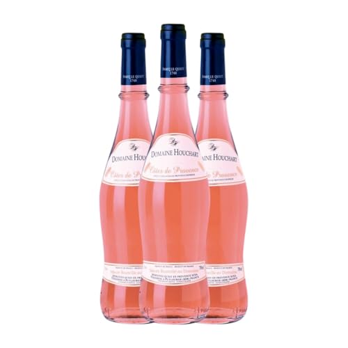 Famille Quiot Domaine Houchart Côtes de Provence 75 cl Rosé-Wein (Karton mit 3 Flaschen von 75 cl) von Generisch