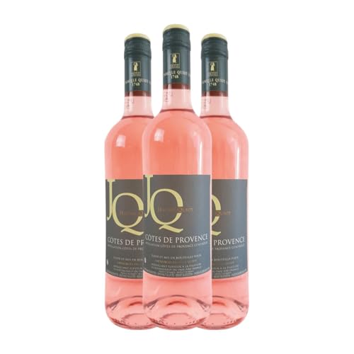 Famille Quiot JQ Rosé Côtes de Provence 75 cl Rosé-Wein (Karton mit 3 Flaschen von 75 cl) von Generisch