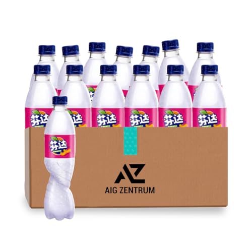 Fanta White Peach 500ml 12er Pack - fruchtig weißer Pfirsichgeschmack - verfeinert mit Kohlensäure! Original aus China - PET Flasche von Generisch