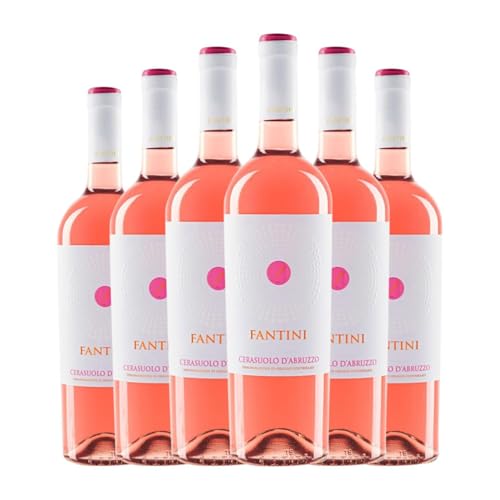 Fantini Montepulciano Cerasuolo d'Abruzzo 75 cl Rosé-Wein (Karton mit 6 Flaschen von 75 cl) von Generisch