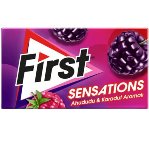 First Sensations Framboos Zwarte Moerbei Gum Kaugummi 27 Gramm von Generisch