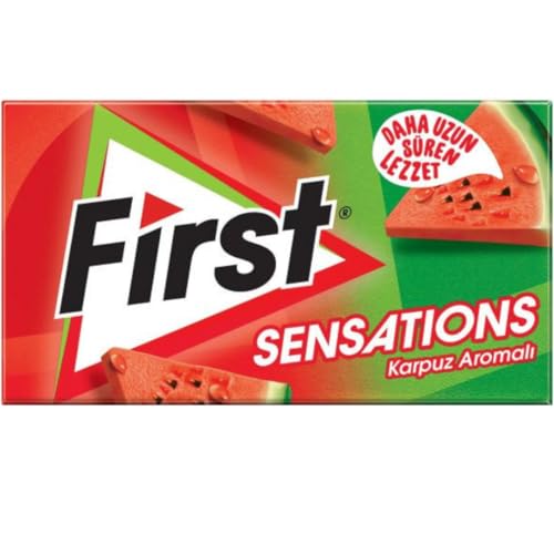 First Sensations Watermeloen Peach Kauwgum Kaugummi 27 Gramm von Generisch