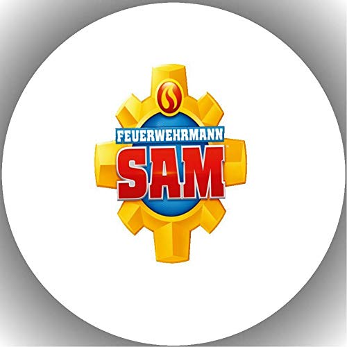 Fondant Tortenaufleger Tortenbild Geburtstag Feuerwehrmann Sam L1 von Generisch