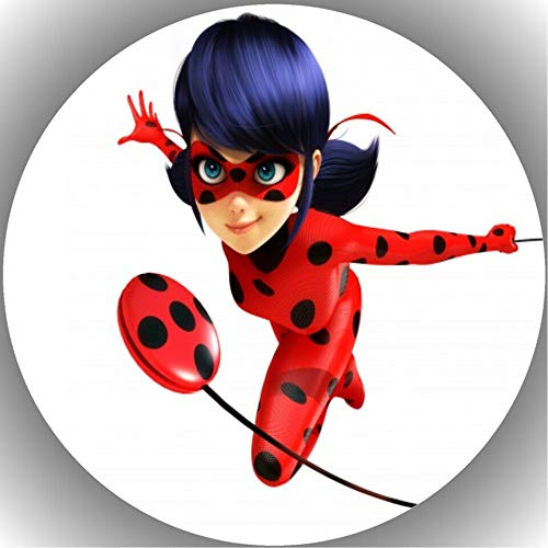 Fondant Tortenaufleger Tortenbild Geburtstag Ladybug L2 von Generisch