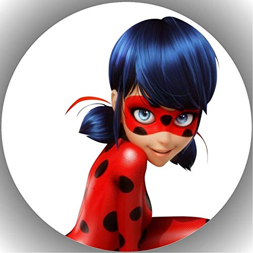 Fondant Tortenaufleger Tortenbild Geburtstag Ladybug L5 von Generisch