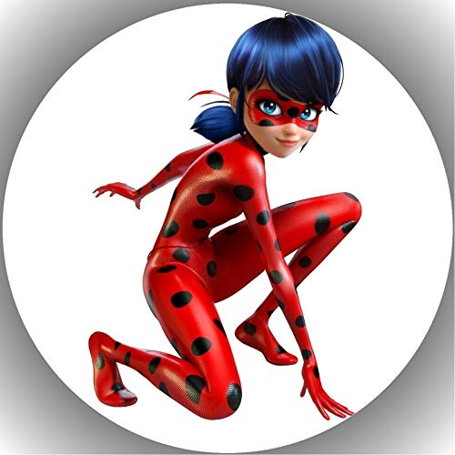 Fondant Tortenaufleger Tortenbild Geburtstag Ladybug L8 von Generisch