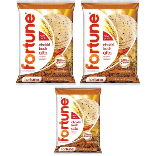 Fortune Chakki Atta/Weizenvollkornmehl (Kombipack) - 25kg Exportpackung von Generisch