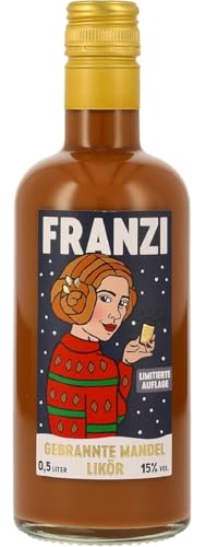 Franzi Gebrannte Mandel Edition 15% Vol. 0,5 Liter Franzbrötchenlikör by Schnapsbaron® von Generisch