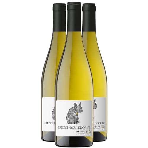 French Bouledogue Pays d'Oc Chardonnay Weißwein 2022 - g.g.A. - Languedoc - Roussillon Frankreich - Rebsorte Chardonnay - 3x75cl von Generisch