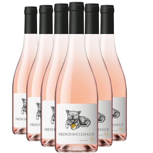 French Bouledogue Pays d'Oc Roséwein 2022 - g.g.A. - Languedoc - Roussillon Frankreich - Rebsorte Grenache, Cinsault - 6x75cl von Generisch