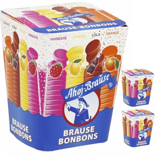 Frigeo Ahoj-Brause Brause-Bonbons 125 gramm x 3 Stück mit Pufai von Generisch