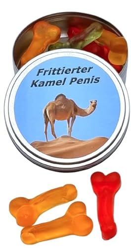 Frittierter Kamel Penis aus der Dose Scherzartikel Lustige Geschenkidee Party Brüller Spaßgeschenk Halloween Geburtstagsgeschenk. von Generisch