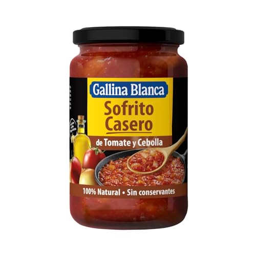 GALLINA BLANCA Gehacktes Tomaten- und Zwiebel-Sofrito 350 g Glas 3er Packung von Generisch