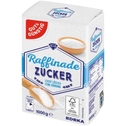 GG Raffinade Zucker leicht löslich feine Körnung (1kg Packung) von Generisch