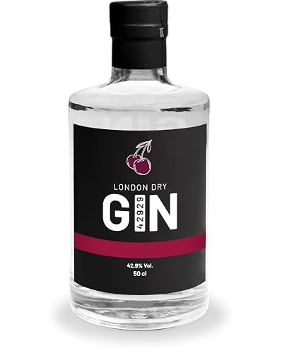 GIN 42929 – London Dry Gin | Handgefertigt im Bergischen Land | Jede Flasche ein Unikat durch handgebrannten Korken & natürliche Zutaten | Wermelskirchen von Generisch