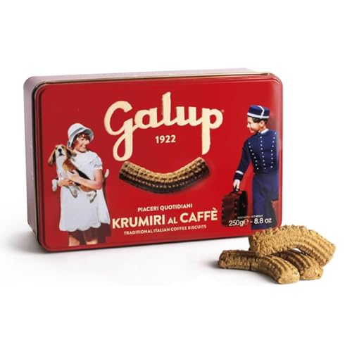 Galup® | Krumiri Kaffeekekse | Krumiri klassische Kekse | Metalldose Krumiri Kekse - 250 g von Generisch