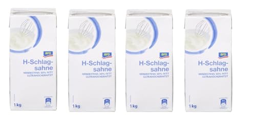 Generisch 4x H-Schlagsahne 30% Fett - 1 l von Generisch