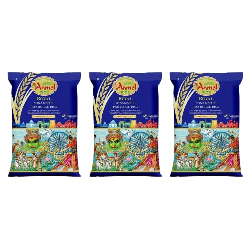 Generisch Anmol Sona Masoori gekochter Reis (3 x 10kg) - 30kg Bündel von Generisch