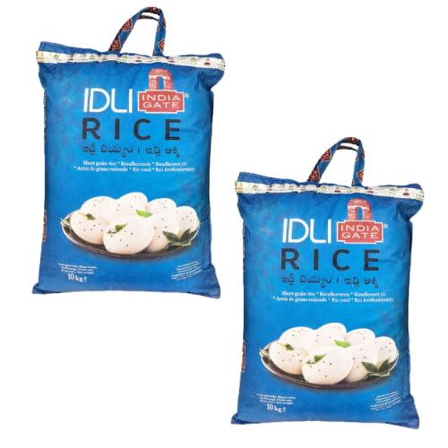 Generisch India Gate Idli Reis (2 x 10kg) - 20kg Bündel aus Indien von Generisch