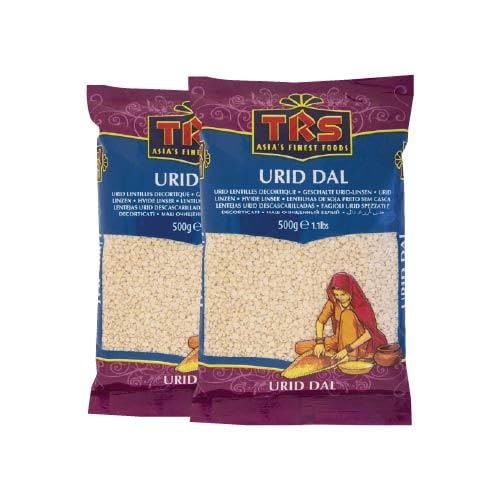 Generisch TRS - Gespaltene Urid Dal, Gewaschen, Hautlos (2 x 500g) - 1kg - Vielseitig verwendbar in der indischen Küche von Generisch