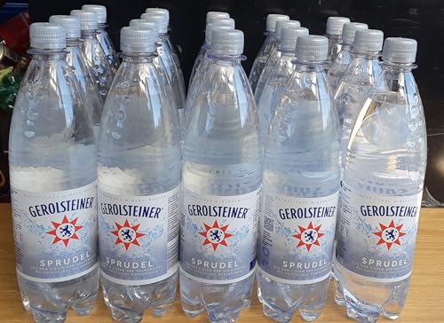 Gerolsteiner Mineralwasser, 20 x 1 L Flaschen, Mit Kohlensäure, Inkl. Mehrweg Pfand von Generisch