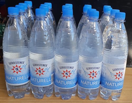 Gerolsteiner Naturell Mineralwasser, 20 Flaschen à 1 Liter, inkl. Mehrweg Pfand von Generisch