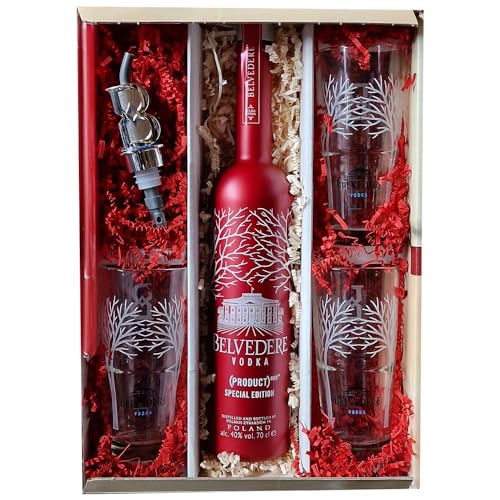 Geschenkset Vodka Belvedere Red Limited Edition 0,7L. (Set Nr.: 3) von Generisch