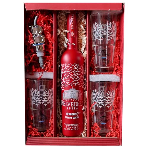 Geschenkset Vodka Belvedere Red Limited Edition 0,7L. (Set Nr.: 5) von Generisch