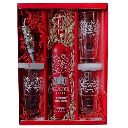 Geschenkset Vodka Belvedere Red Limited Edition 0,7L. (Set nr.: 4) von Generisch