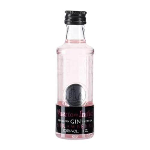 Gin 24 Einheiten Box Puerto de Indias Strawberry Halbe Flasche 37 cl von Generisch