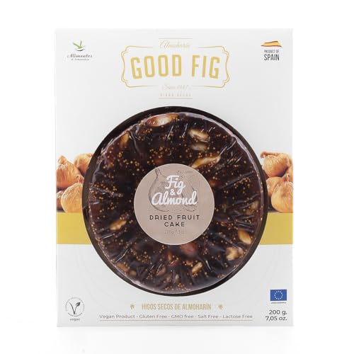 Good Fig Feigenkuchen, Feigentaler mit Mandeln, 4x200 g, vegan, glutenfrei, laktosefrei von Generisch