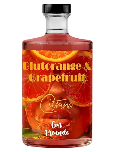 Blutorange-Grapefruit Gin - Citrina by Gin Freunde | 500ml - 47% Vol. | Hamburger Start-up (Blutorange-Grapefruit) von Gin Freunde