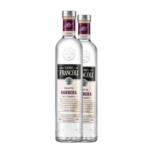 Grappa Luigi Francoli Barbera Piedmont 70 cl (Karton mit 2 Flaschen von 70 cl) von Generisch