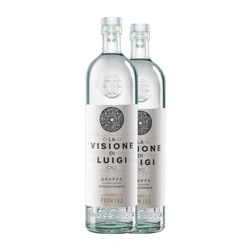 Grappa Luigi Francoli La Visione 70 cl (Karton mit 2 Flaschen von 70 cl) von Generisch