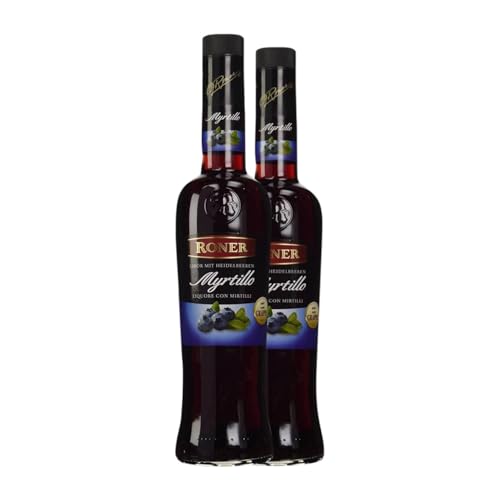 Grappa Roner Myrtillo Heidelbeerlikör Mit 70 cl (Karton mit 2 Flaschen von 70 cl) von Generisch