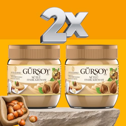 Gürsoy Haselnuss-Milchcreme 40% 2x400g von Generisch