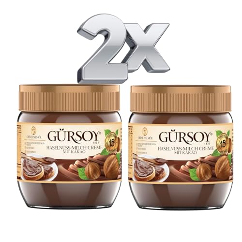 Gürsoy Haselnuss-milch creme mit kakao 15% 2x400g von Generisch