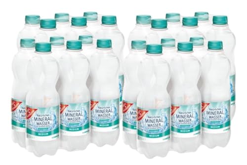 Gut & Günstig Mineralwasser Medium 24 x 500ml von Generisch