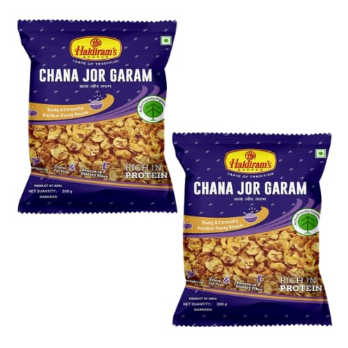 Haldiram's Chana Jor Garam (Bündel mit 2 x 200 g) von Generisch