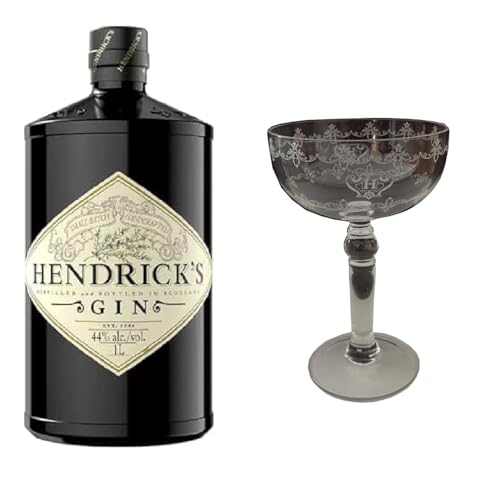 Hendrick´s Gin (1 x 0.7 l) + Hendrick`s Pokal Glas (1x 0.2 l) von Generisch