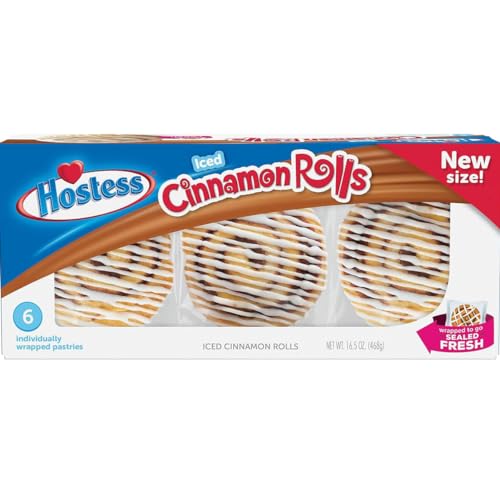 Hostess - Iced Cinnamon Rolls - einzeln verpackt - 468g von Generisch