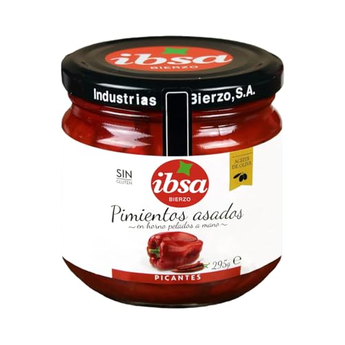 IBSA Scharfe, im Ofen geröstete Paprika 295 g Glas 3er Pack von Generisch