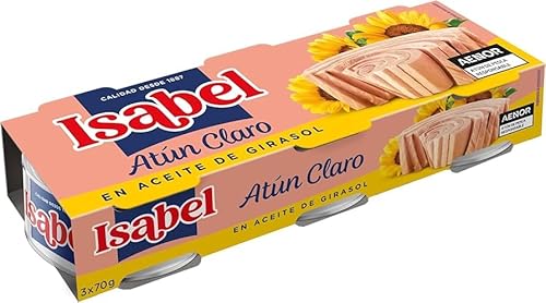 ISABEL LIGHT THUNFISCH-SONNENBLUMENÖL Dose 12X70G von Generisch