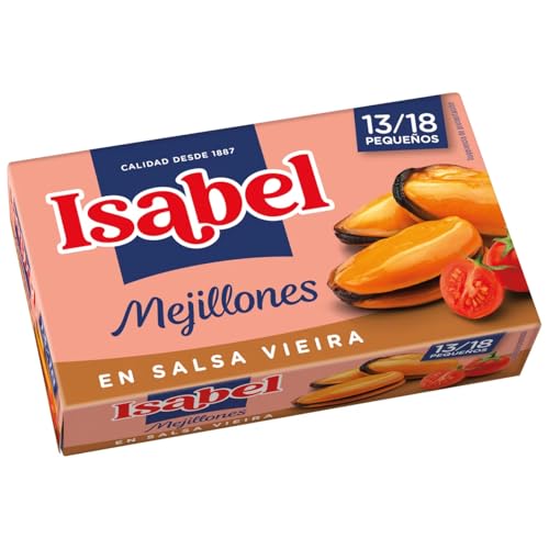 ISABEL Miesmuscheln in Jakobsmuschelsauce 13/18 Stück Dose 69 g. 9er-Packung. von Generisch