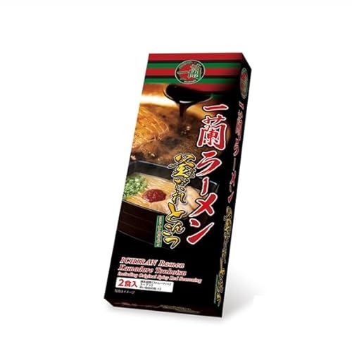 Ichiran Hakata straight noodle Kamadare, 2 MEALS included, premium tonkotsu soup Ramen avec special secret red Ichiran dry sauce - 2 meals von Generisch