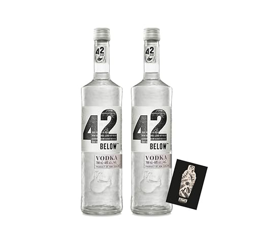 Individuelles Set mit 42 Below 2er Set neuseeländischer Vodka 2x 0,7L 40% VOL- [Enthält Sulfite] von Generisch