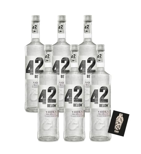 Generisch Individuelles Set mit 42 Below 6er Set neuseeländischer Vodka 6x 0,7L 40% VOL- [Enthält Sulfite] von Generisch