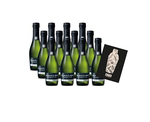 Individuelles Set mit Scavi & Ray 12er Set Prosecco Frizzante Piccolo 12x 0,2L (10,5% Vol.) - [Enthält Sulfite] von Generisch