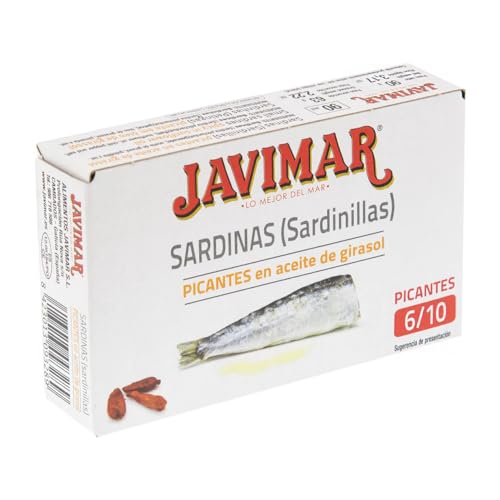 JAVIMAR Pikante Sardinen in Sonnenblumenöl. 9er-Pack von Generisch